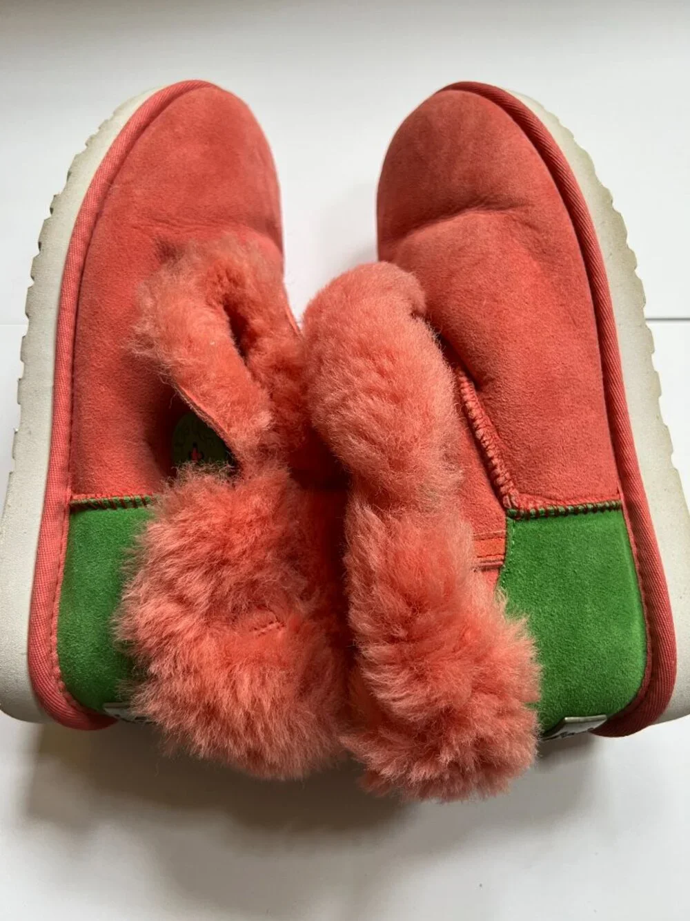 UGG Mini Bailey Boots (Pink and Green) W 8